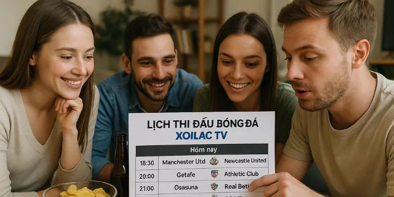 Dễ dàng xem lịch thi đấu bóng đá có tại Xoilac TV