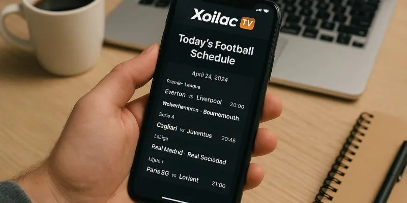 Xem lịch thi đấu bóng đá hôm nay trên Xoilac TV